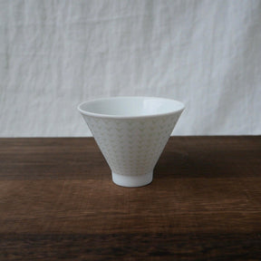 Yamani - Miyama Tableware: Chahaku Morning Glory Tea Cup - Gyokuro Green - natsumiya.live