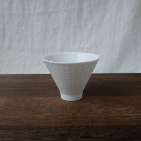 Yamani - Miyama Tableware: Chahaku Morning Glory Tea Cup - Gyokuro Green - natsumiya.live