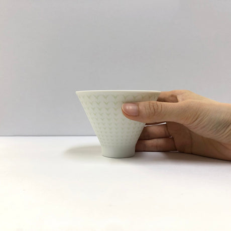 Yamani - Miyama Tableware: Chahaku Morning Glory Tea Cup - Gyokuro Green - natsumiya.live