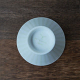 Yamani - Miyama Tableware: Chahaku Morning Glory Tea Cup - Gyokuro Green - natsumiya.live
