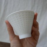 Yamani - Miyama Tableware: Chahaku Morning Glory Tea Cup - Gyokuro Green - natsumiya.live