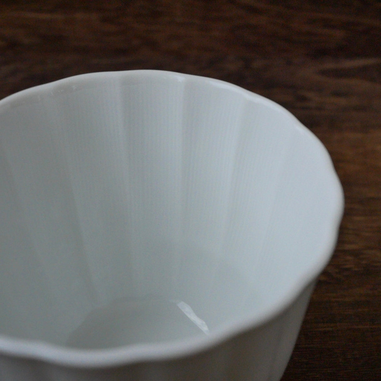 Yamani - Miyama Tableware: Sencha Tea Cup Suzune, White Color - natsumiya.live