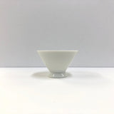 Yamatane: Tea Professional's White Porcelain Tea Cup - Asagao - natsumiya.live