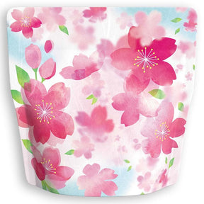 Yoshimura Pack 10130 Resealable Washi Paper Bag Sakura Blossoms Falling 雲竜ｱﾙﾐﾁｬｯｸ付ｽﾀﾝﾄﾞ袋 桜散る - natsumiya.live
