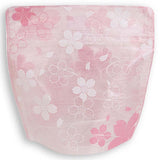 Yoshimura Pack 10185 Resealable Washi Paper Bag Pink Sakura 雲竜透明ﾁｬｯｸ付ｽﾀﾝﾄﾞ袋 桜 - natsumiya.live