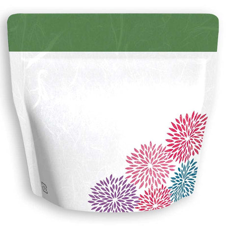 Yoshimura Pack 1313 Resealable Washi Paper Bag Mujina Chrysanthemum むじな菊 - natsumiya.live