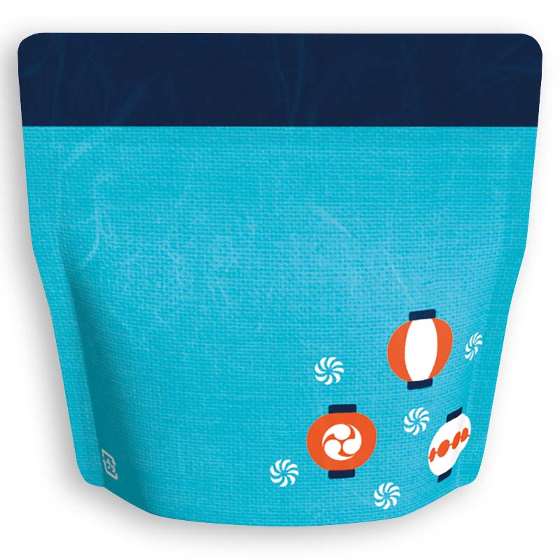 Yoshimura Pack 1334 Resealable Washi Paper Bag Festival Lanterns 祭提灯柄 - natsumiya.live