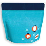 Yoshimura Pack 1334 Resealable Washi Paper Bag Festival Lanterns 祭提灯柄 - natsumiya.live