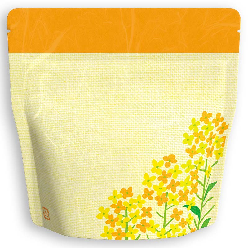 Yoshimura Pack 1451 Resealable Washi Paper Bag Field Mustard 菜の花 - natsumiya.live