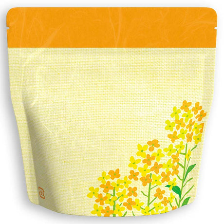 Yoshimura Pack 1451 Resealable Washi Paper Bag Field Mustard 菜の花 - natsumiya.live
